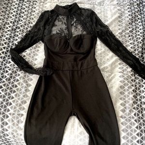 Full length luxury lace jumpsuit